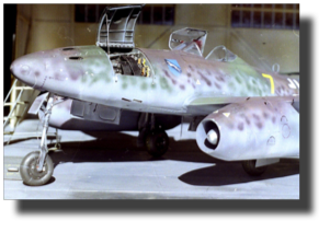 Messerschmitt Me 262. Scratch built in metal by Rojas Bazán. 1:15 scale.